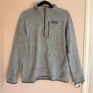 Men’s Grey Patagonia Fleece 1/4 Zip